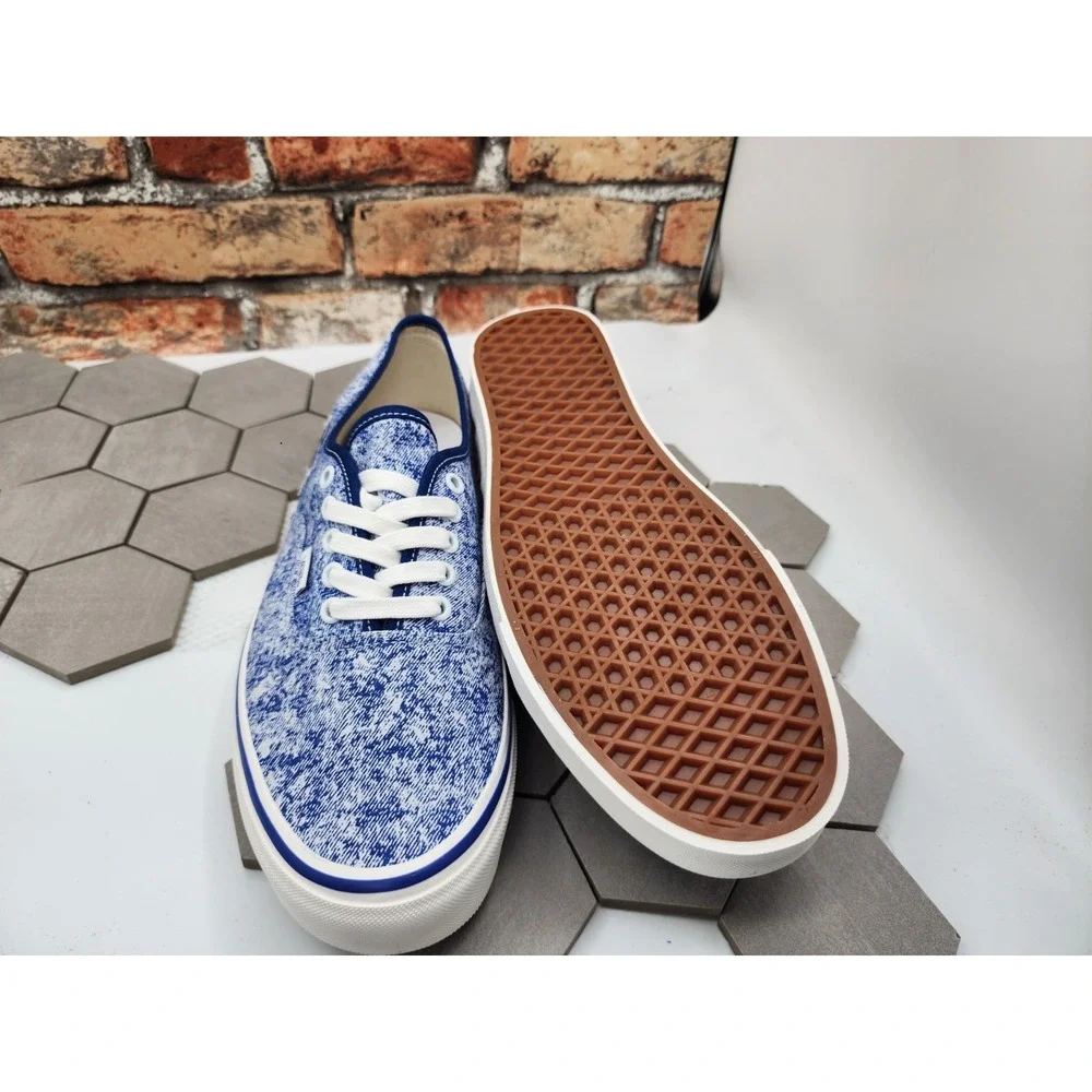 VANS ANAHEIM FACTORY Authentic 44 DX Men's Sz‎ 13 Blue Acid Wash sneakers